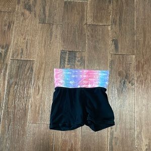 Nice spandex cute Cheetah shorts only on the top pretty colors and soft